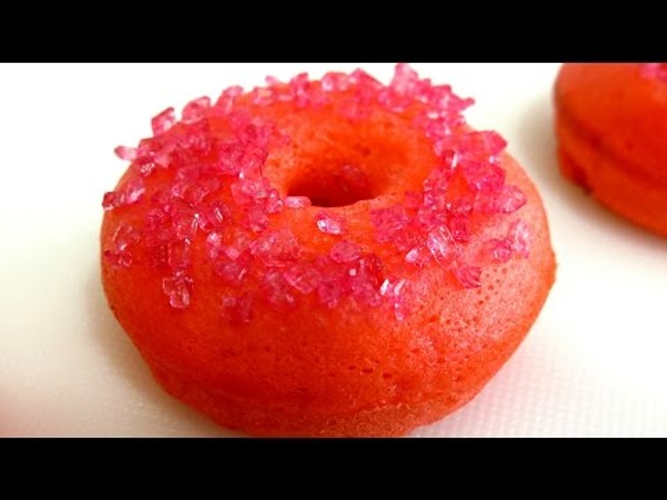 PERFECT PINK MINI DONUTS RECIPE