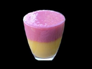 DOUBLE LAYERED FRUIT SMOOTHIE