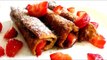 STRAWBERRY NUTELLA FRENCH TOAST ROLL UPS
