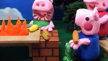 #Peppa #Pig Car Trip Toilet Training Play Doh Stop Motion Camping BBQ Accident With George