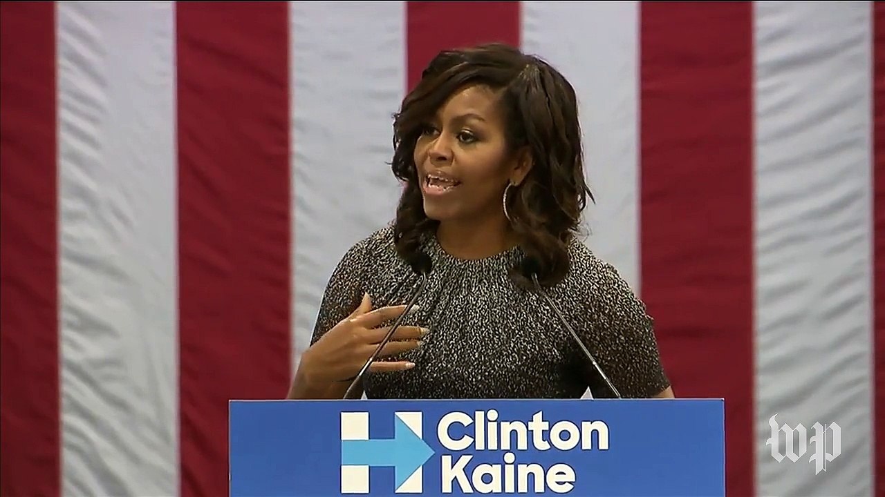 Michelle Obama blasts Trump: 'He is threatening the very idea of America itself'