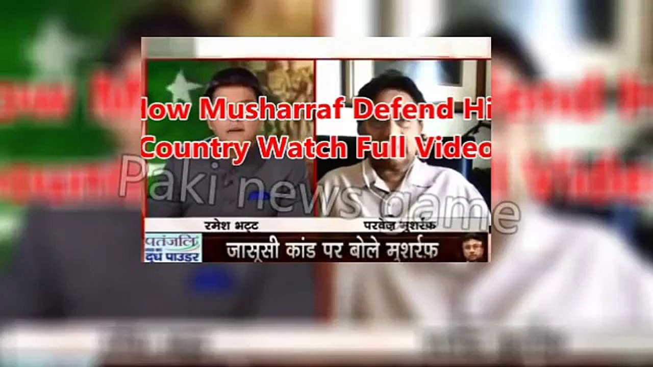 Musharaf Defend Pakistan - musharaf defend pakistan very well…watch anchor’s reaction