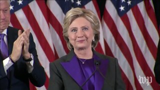 Watch Hillary Clinton's concession speech, in full