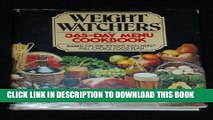 Ebook Weight Watchers 365-Day Menu Cookbook (Based On The Weight Watchers Full-Choice Food Plan)