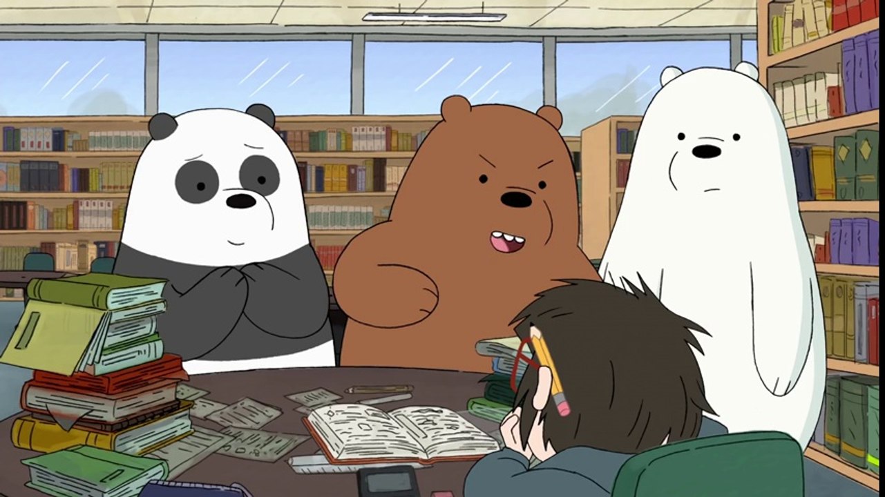 We Bare Bears "The Library"  Season 2, Episode 21 Full Episode Online Free