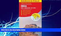 Big Deals  India, Nepal, Bhutan, Bangladesh, Sri Lanka Marco Polo Map (Marco Polo Maps)  Full