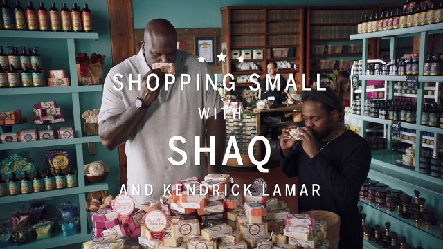 American Express Presents Shopping Small with Shaq & Kendrick Lamar starring Shaquille O’Neal & Kendrick Lamar