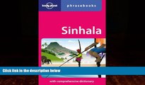 Big Deals  Lonely Planet Sinhala Phrasebook (Lonely Planet Phrasebook: Sinhala)  Best Seller Books