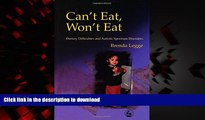 Buy book  Can t Eat, Won t Eat: Dietary Difficulties and Autistic Spectrum Disorders online