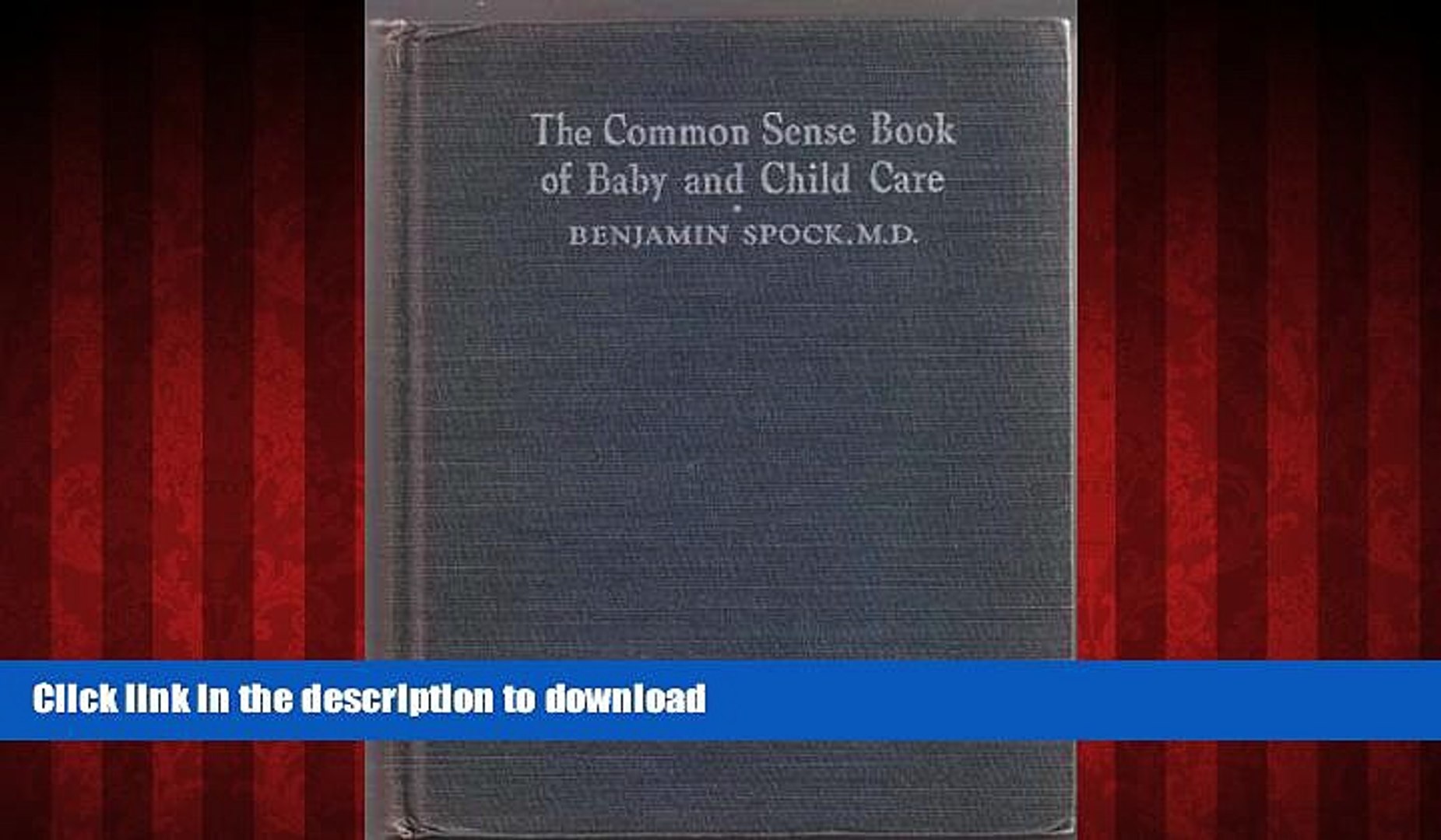 common sense book of baby and child care