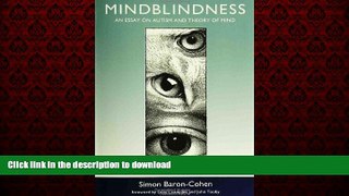 Best book  Mindblindness: An Essay on Autism and Theory of Mind online