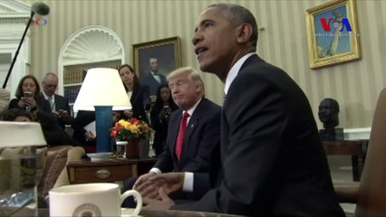 Obama ve Trump Beyaz Saray’da Biraraya Geldi