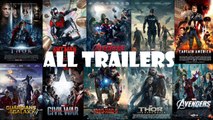 All Marvel Movies trailers 2008 - 2016