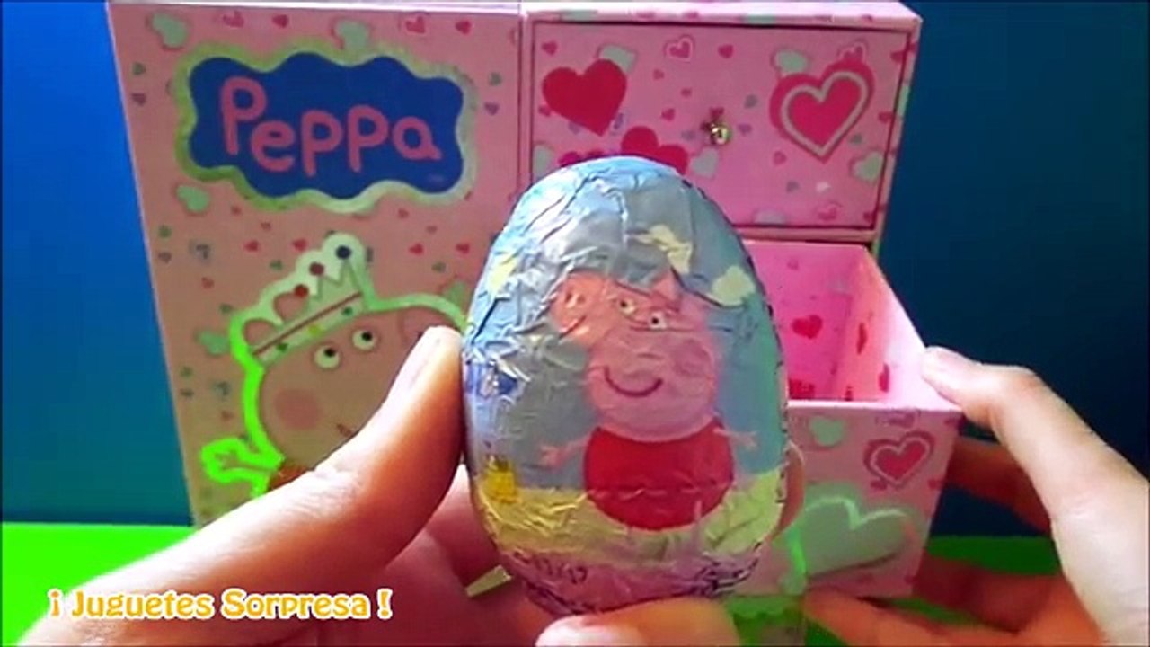 3 HUEVOS KINDER EN ESPAÑOL: PEPA LA CERDITA PEPPA PIG, LOS MINIONS Y HUEVO KINDER SORPRESA JOY