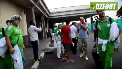 NGA - ALG J-2, arrivée des verts à Uyo