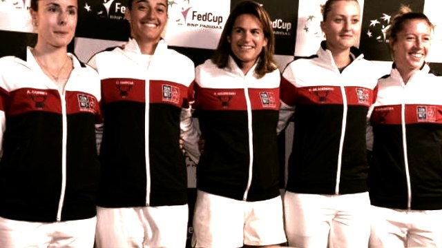 Fed Cup 2016 - Finale - Amélie Mauresmo : Un hommage à Patrick Bordier lors du dîner officiel