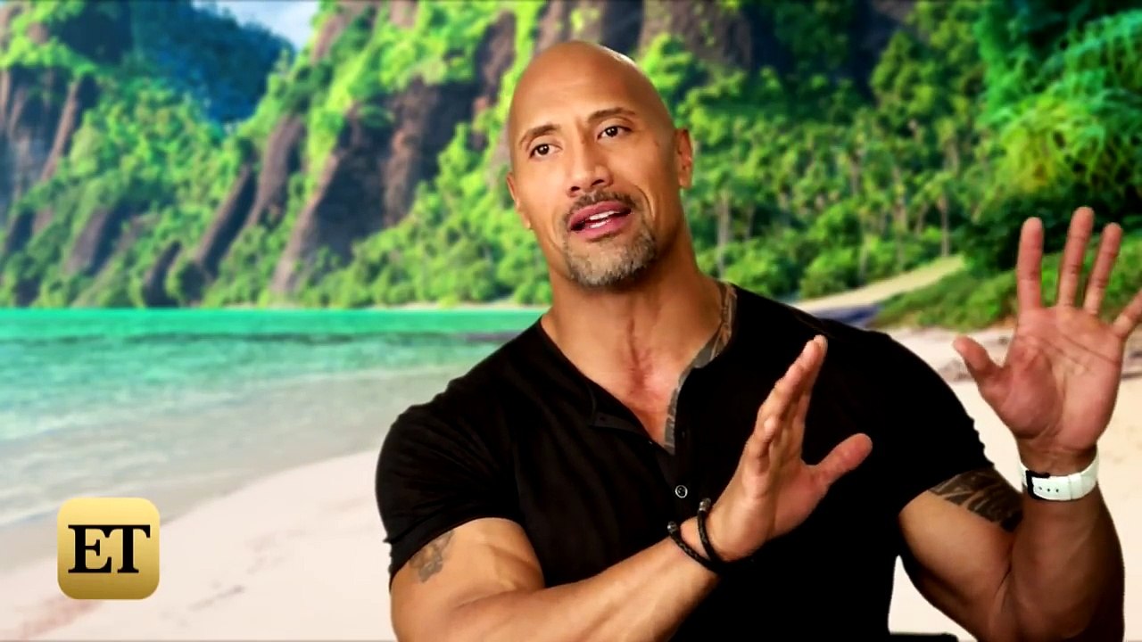 Dwayne Johnson Singing Songs For Moana Video Dailymotion