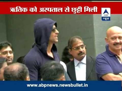 Hrithik discharged from hospital after surgery