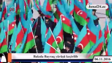 Bakıda Bayraq yürüşü