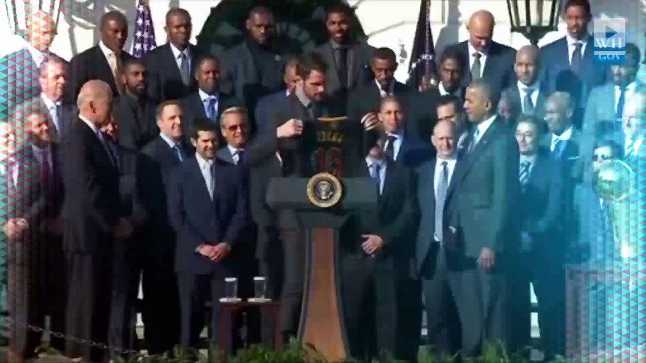 Obama welcomes Cleveland Cavaliers to White House