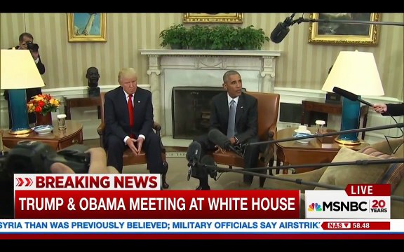 President Obama Meets President-Elect Donald Trump - Obama Meeting Trump at the White House