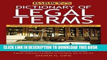 Ebook Dictionary of Legal Terms: Definitions and Explanations for Non-Lawyers Free Read