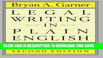 Best Seller Legal Writing in Plain English, Second Edition: A Text with Exercises (Chicago Guides