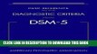 Best Seller Desk Reference to the Diagnostic Criteria from DSM-5 Free Read