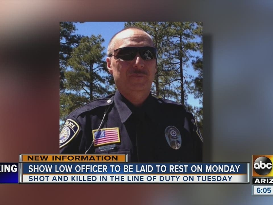 Funeral for fallen Show Low officer scheduled for Monday