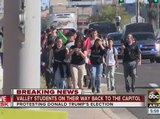 Arizona students continue to protest Donald Trump winning presidential election