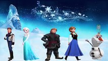 Frozen Elsa And Anna Singing Finger Family Children Nursery Rhymes | Frozen Cartoons For Kids