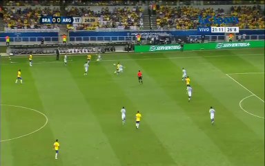 Golazo de Brasil vs Argentina 10:11:2016 Eliminatoria - HD Rusia 2018