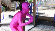 Spidergirl Vs Zombie Ironman w Spiderman Hulk & Joker - Superhero Time Adventures Episode 2_5!-1YtbdZrDprA