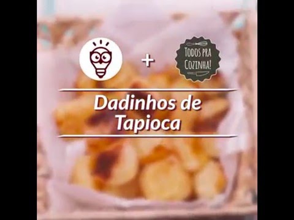 Como preparar dadinhos de tapioca