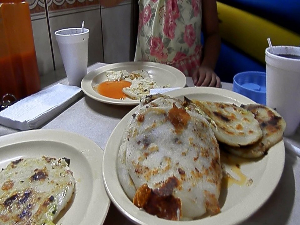 Pupusas, a Typical Dishes from El Salvador in Central America