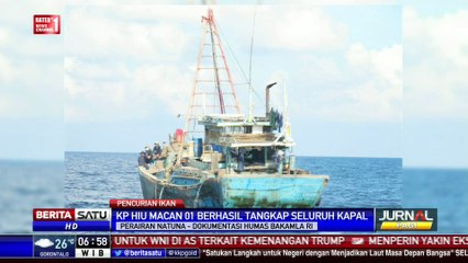Inilah Aksi Pengejaran Kapal Asing Pencuri Ikan Perairan Natuna