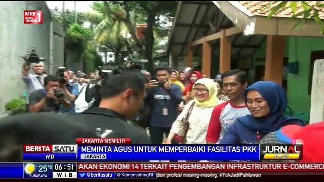 Agus Harimurti Temui Ibu-Ibu PKK Kelurahan Pondok Labu