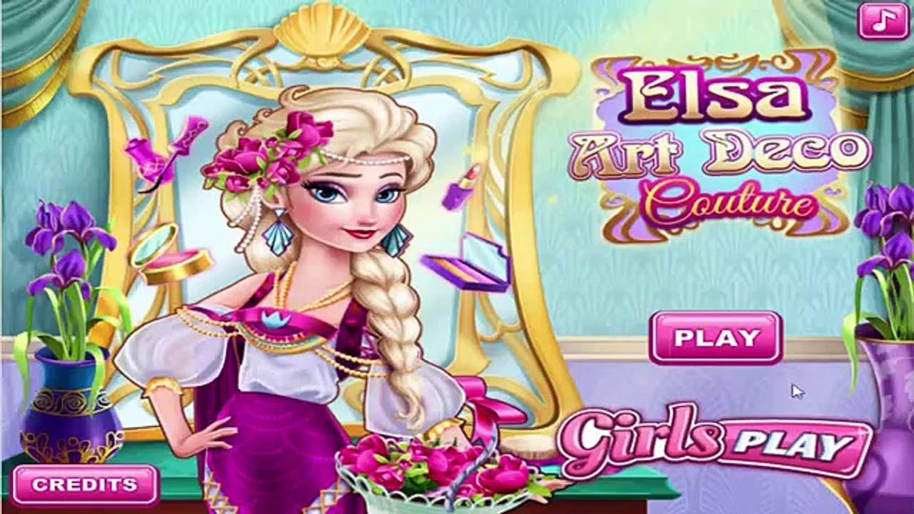 Elsa Art Deco Couture Baby Games Hd Dailymotion Video