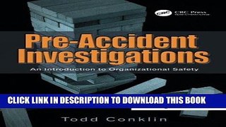 [PDF] Pre-Accident Investigations: An Introduction to Organizational Safety Popular Collection