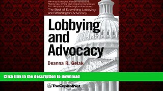 Read book  Lobbying and Advocacy: Winning Strategies, Resources, Recommendations, Ethics and