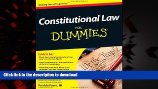 liberty books  Constitutional Law For Dummies