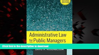 Buy book  Administrative Law for Public Managers