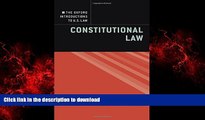 liberty books  The Oxford Introductions to U.S. Law: Constitutional Law online to buy