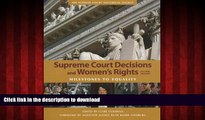 Best books  Supreme Court Decisions and Womens Rights online