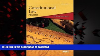 Buy books  Black Letter Outline on Constitutional Law
