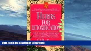 READ  Herbs for Detoxification FULL ONLINE