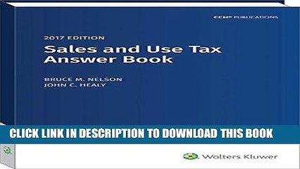 [FREE] EBOOK Sales and Use Tax Answer Book (2017) ONLINE COLLECTION