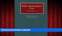 Read book  First Amendment Law, 4th (University Casebooks) (University Casebook Series)
