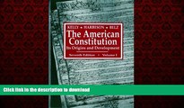 Buy books  The American Constitution: Its Origins and Development (Seventh Edition)  (Vol. 1)