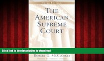 Buy book  The American Supreme Court (The Chicago History of American Civilization) online